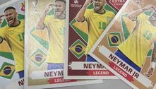 Figurinha 'Legend' de Neymar no álbum da Copa é vendida por valor 2 mil vezes maior do que pacotinho