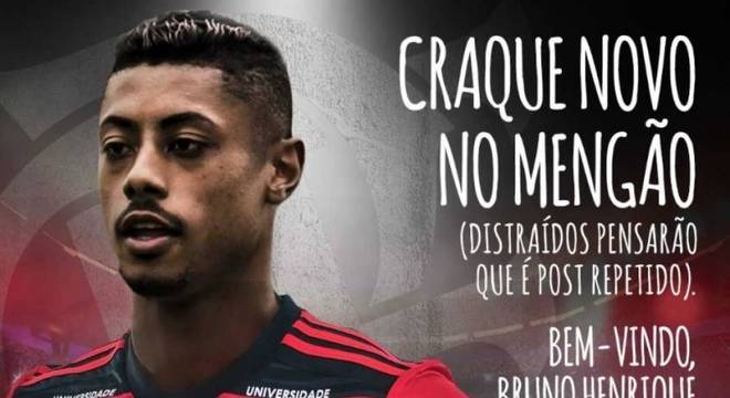 Flamengo brincou ao anunciar mais um reforço de peso para 2019