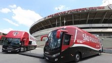 Ônibus do São Paulo é apedrejado antes do jogo contra Coritiba