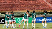 Palmeiras goleia o Real Brasília e segue na liderança do Brasileirão Feminino