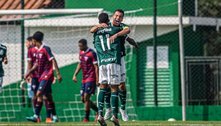 Fabinho e Jhon Jhon brilham, e Palmeiras vence mais uma no Brasileiro Sub-20