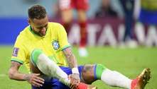 Pai de Neymar lamenta lesão de filho nas redes sociais: 'Carrinho desproporcional'