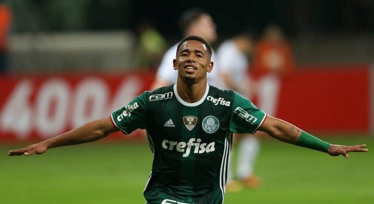 Gabriel Jesus deixou o Palmeiras no fim do Campeonato Brasileiro de 2016