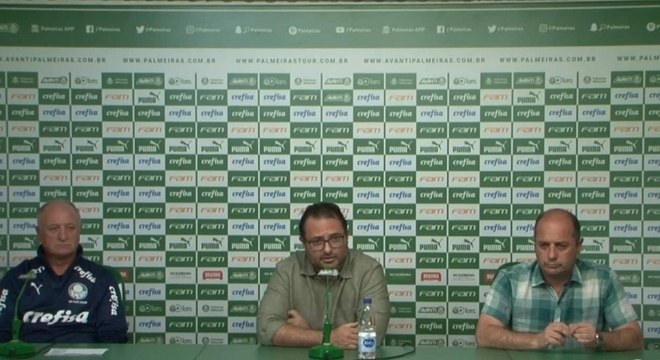 Felipão, Mattos e Cícero concederam entrevista na Academia de Futebol