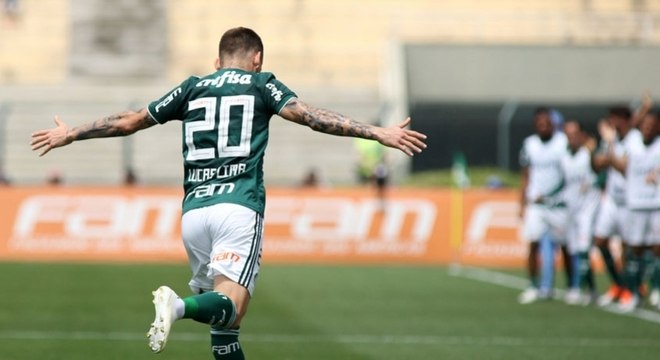 Lucas Lima abriu o placar para a vitória do Palmeiras por 3 a 1 sobre o Cruzeiro