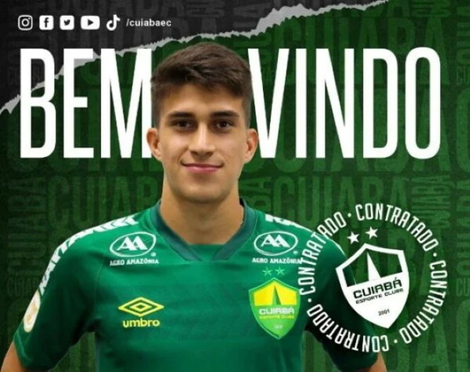 Gabriel Pirani (20 anos) – Posição: meia – Clube: Cuiabá – Contrato até dezembro de 2022