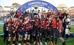 11º Athletico-PR: três títulos internacionais (duas Copa Sul-Americana, em 2018 e 2021, e uma Copa Levain, em 2019)