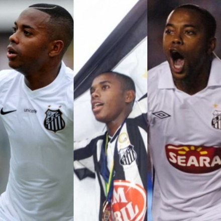 Bicampeão brasileiro (2002 e 2004) com o Santos no início da carreira, Robinho não demorou muito para ser vendido ao Real Madrid, da Espanha, em 2005. Cinco anos depois, em 2010, o atacante voltou para a sua segunda passagem e em 2014 para a sua terceira