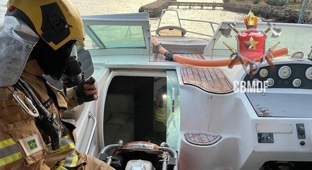 Lancha explode em clube em Brasília