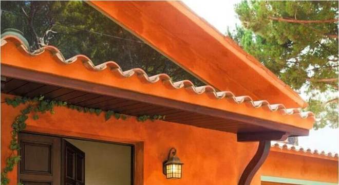 laranja como cores para pintar casa