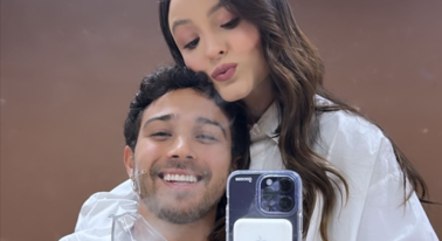 André Luiz Frambach e Larissa Manoela