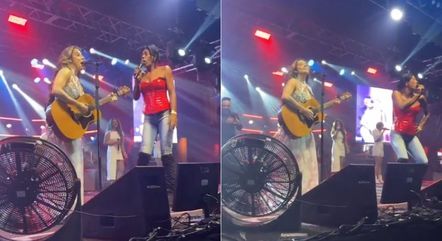 Lauana Prado convida Márcia Fu para cantar em show