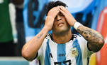Lautaro Martinez lamenta anulação de gol argentino por impedimento