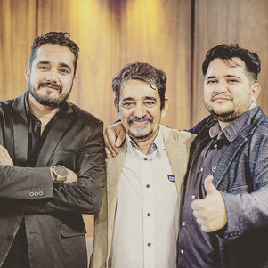 Leandro, Edmar e Leonardo Castelo são donos da rede Ecoville