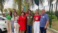 Leandro Grass, candidato ao Governo do Distrito Federal, vota no Guará 