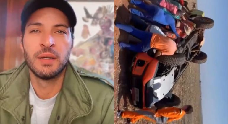 Leandro Lima capota carro no Rally dos Sertões