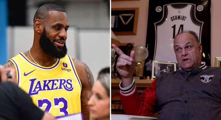 Ultrapassar Oscar Schmidt como maior pontuador geral na história do
basqueteEm pontos gerais, LeBron só fica atrás de Oscar Schmidt, lenda do basquete brasileiro que soma 49.737 pontos na carreira. São pouco mais de 2.000 de diferença e, levando em consideração que o
astro do Lakers marcou 1.982 pontos, ele pode superar o recorde de Oscar ainda neste ano