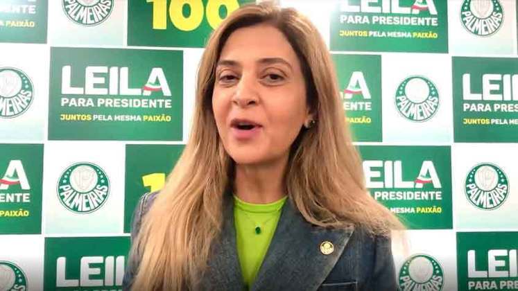 Leila Pereira - Presidente do Palmeiras - Mandato até dezembro de 2024