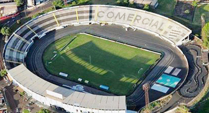 Estádio do Comercial Futebol Clube pertence a um dos lotes que será leiloado