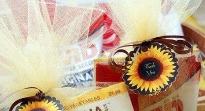 Lembrancinhas criativas para festa tema girassol