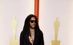 O cantor Lenny Kravitz também acompanha a festa