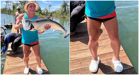 Pernas de Leonardo chamaram atenção na web