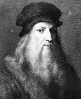 Leonardo da Vinci (1452-1519) foi um dos maiores gênios de todos os tempos. Nascido em Anchiano, atual Itália, foi um ícone do Renascimento. Além de artista plástico, era cientista, com diversas ideias à frente de seu tempo. Morreu aos 67 anos após derrame cerebral. 