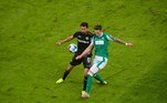 E na Alemanha, o Bayer Leverkusen ficou apenas no empate com o Werder Bremen, por 1 a 1. Toprak e Patrik Schick fizeram os gols da partida