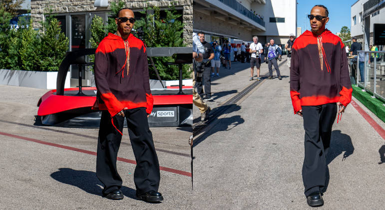 Lewis Hamilton no GP dos EUA de 2022, em Austin