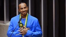 Hamilton chama Brasil de casa e agradece título de cidadão honorário