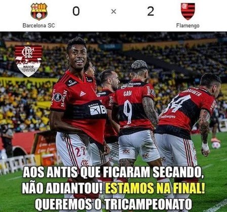 Libertadores da América: as zoeiras que circularam na web após a semifinal entre Flamengo x Barcelona de Guayaquil