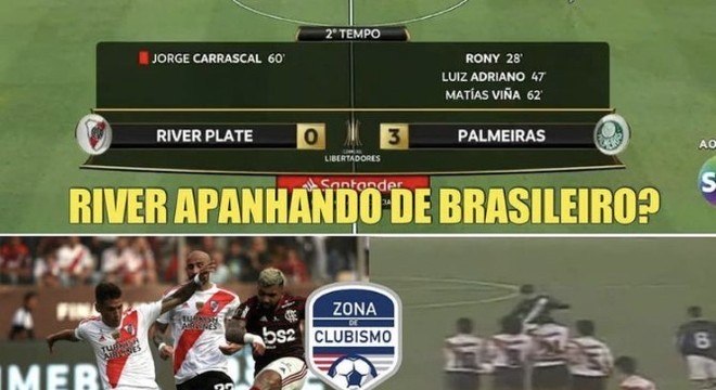 Que Baile Os Melhores Memes Do Massacre Do Palmeiras No River Esportes R7 Lance
