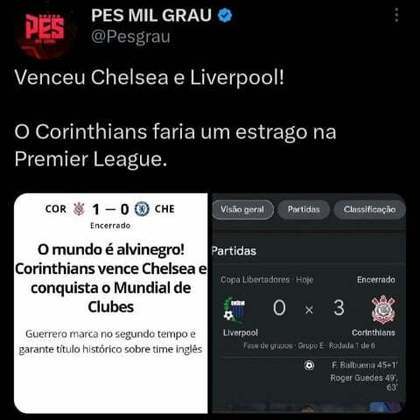 Libertadores: os melhores memes de Liverpool (URU) 0 x 3 Corinthians