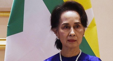 Líder destituída de Mianmar, Aung San Suu Kyi
