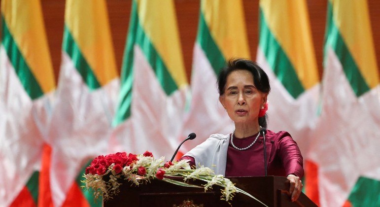 Líder destituída de Mianmar, Aung San Suu Kyi
