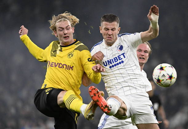 Já classificado, o Borussia Dortmund só empatou com Copenhagen por 1 a 1. Haraldsson e Hazard fizeram os gols da partida