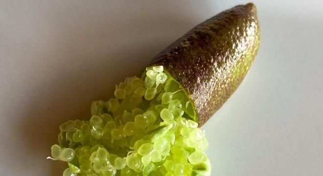 Limão-caviar é considerado uma iguaria e chega a custar até R$2 mil o kilo