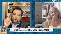Geraldo revê em live senhora que sonhava em ganhar um chinelo (Reprodução)