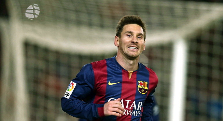 Lionel Messi nos tempos de Barcelona

