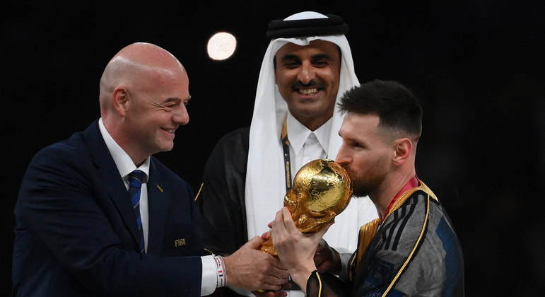 Lionel Messi foi eleito o Melhor Jogador da Copa do Mundo de 2022
