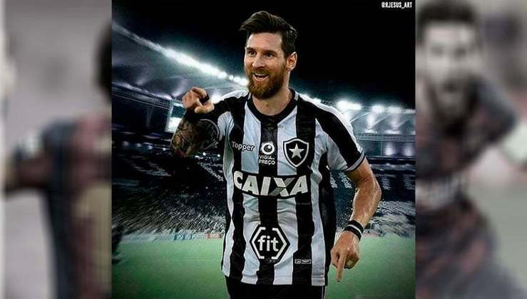 Lionel Messi no Botafogo: torcedores fazem montagens e sonham com contratação do craque argentino, de saída do PSG.