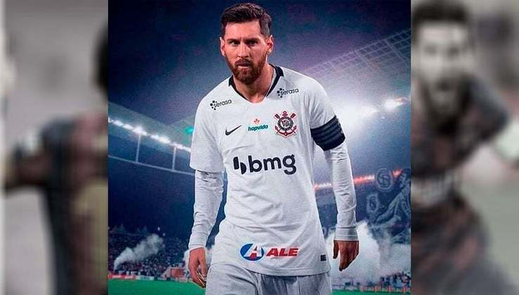 Lionel Messi no Corinthians: torcedores fazem montagens e sonham com contratação do craque argentino, de saída do PSG.