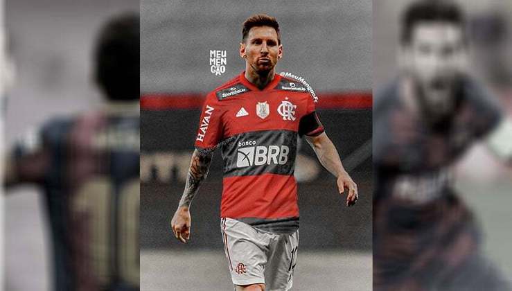 Lionel Messi no Flamengo: torcedores fazem montagens e sonham com contratação do craque argentino, de saída do PSG.