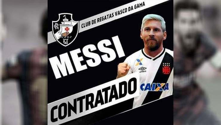 Lionel Messi no Vasco da Gama: torcedores fazem montagens e sonham com contratação do craque argentino, de saída do PSG.