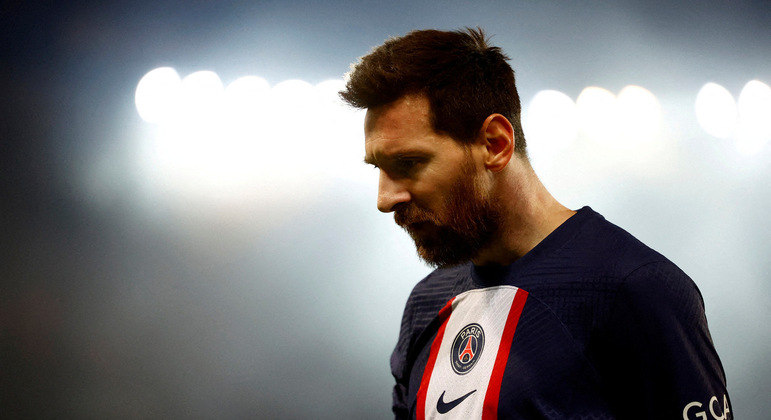 O PSG de Lionel Messi foi eliminado da Liga dos Campeões na quarta-feira, após perder para o Bayern
