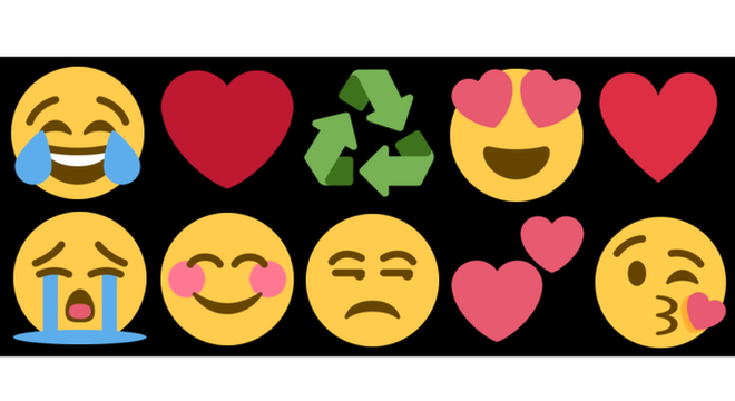 lista de 10 emojis mais usados