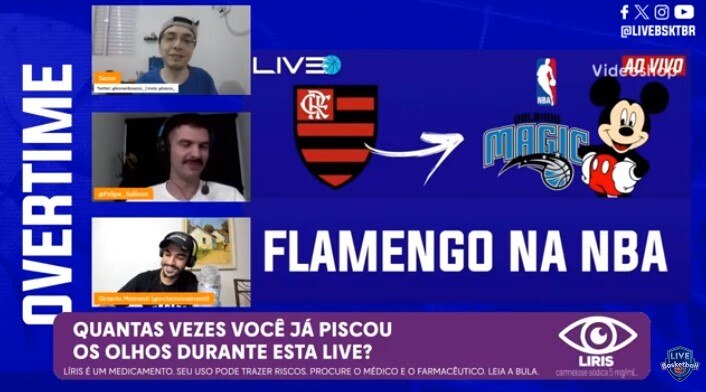Live Basketball BR analisa jogo entre Flamengo e Orlando Magic - Esportes -  R7 Esportes