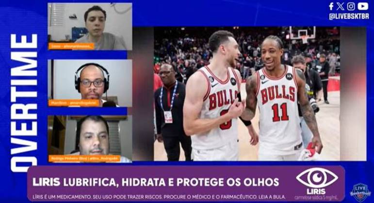 Leonardo Sasso, Marcílio Gabriel e Rodrigo Pinheiro comentam as chances do Chicago Bulls na temporada 2023/24 da NBA