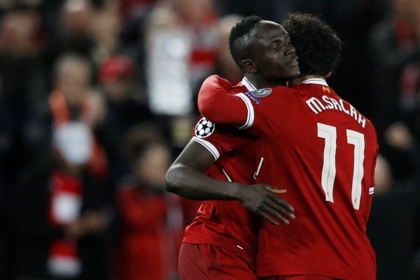 Juntos, Mané, Firmino e Salah fizeram mais gols do que a Roma