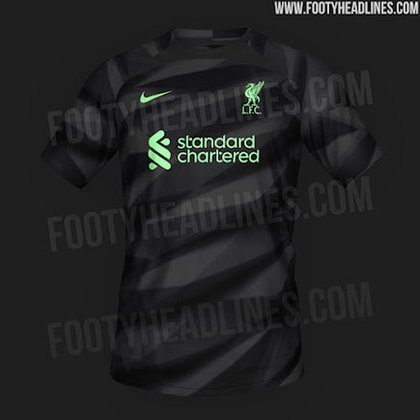 Liverpool: camisa goleiro 1 (vazada na internet) / fornecedora: Nike